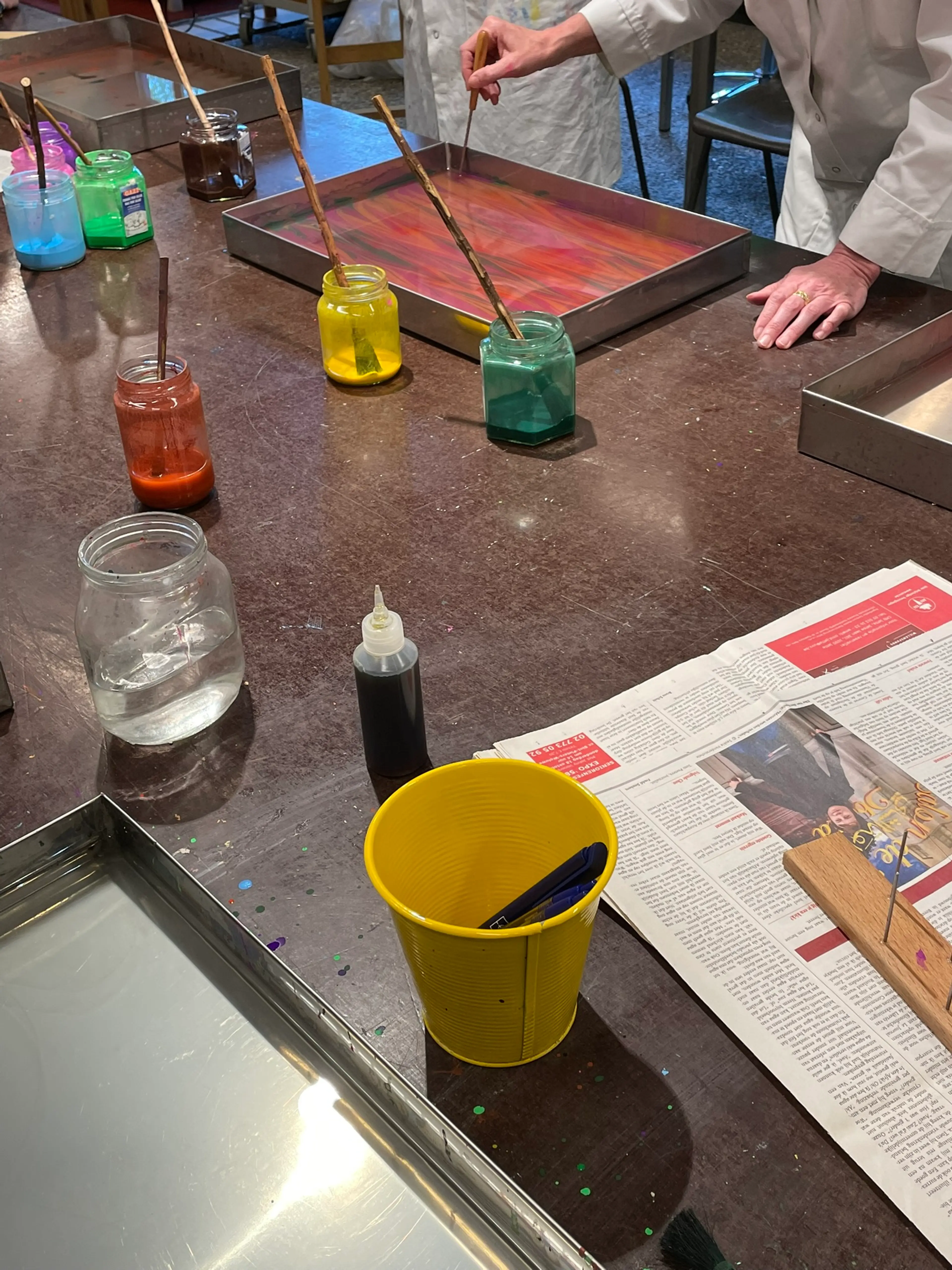 Workshop Ebru Dilbeek 2025 3